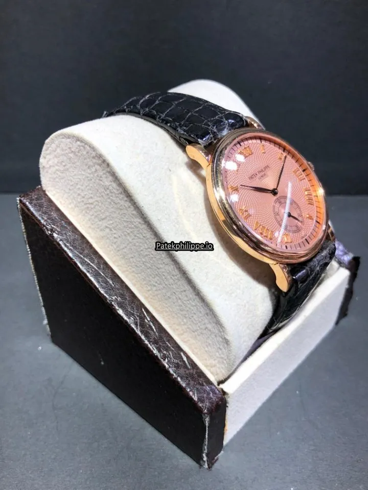 Alternative view of Patek Philippe Calatrava 5022r 33MM Rose Gold Case Manual Winding