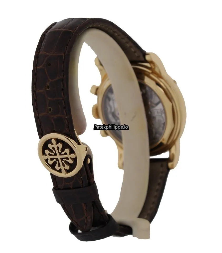 Alternative view of Patek Philippe Perpetual Calendar 3970e 36MM Yellow Gold Case Manual Winding