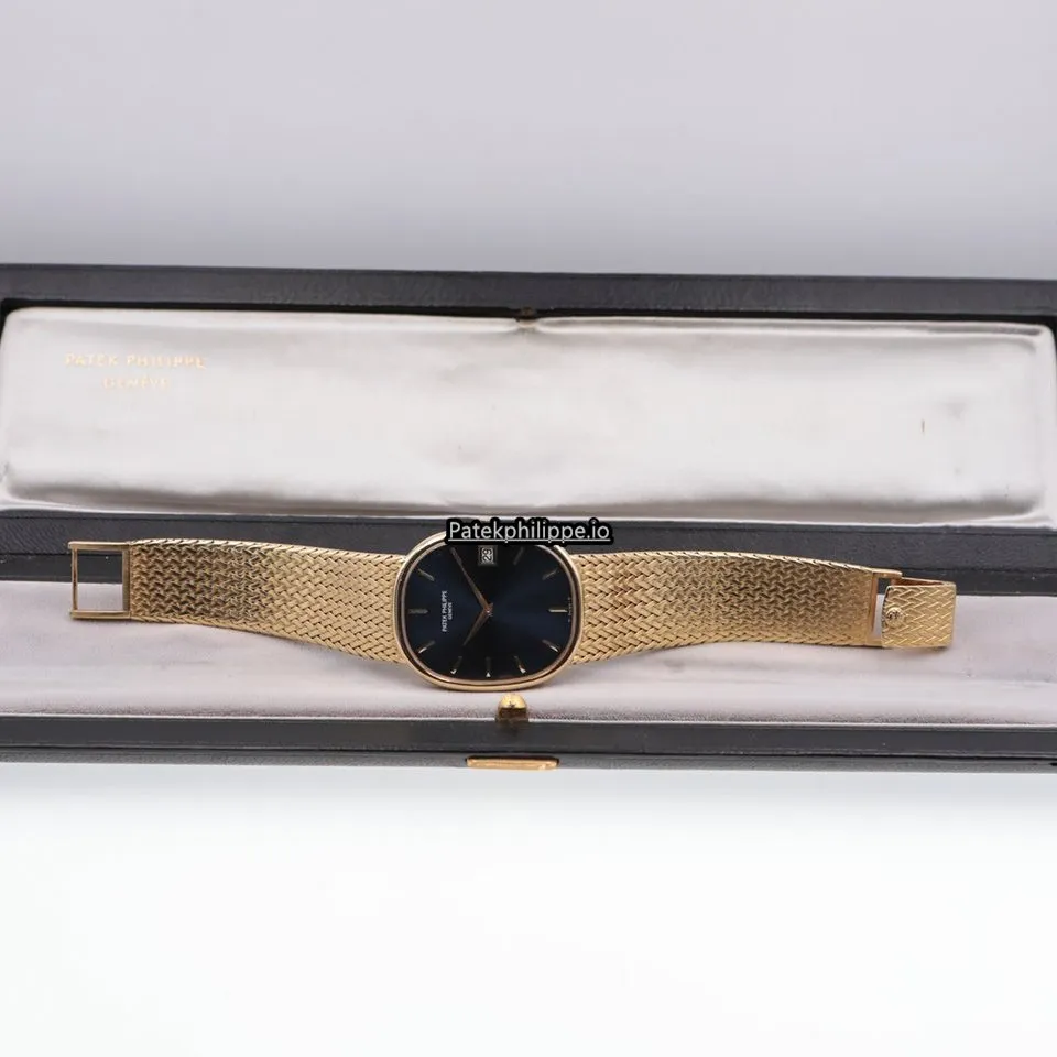 Alternative view of Patek Philippe Golden Ellipse Jan-21 38x33MM Yellow Gold Case Automatic