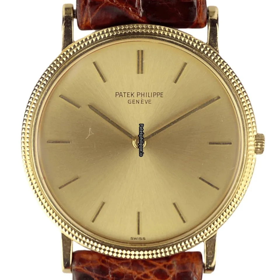 Patek Philippe Calatrava 32MM Yellow Gold Case Manual Winding