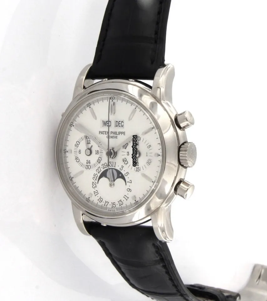 Patek Philippe Perpetual Calendar 3970eg 36MM White Gold Case Manual Winding