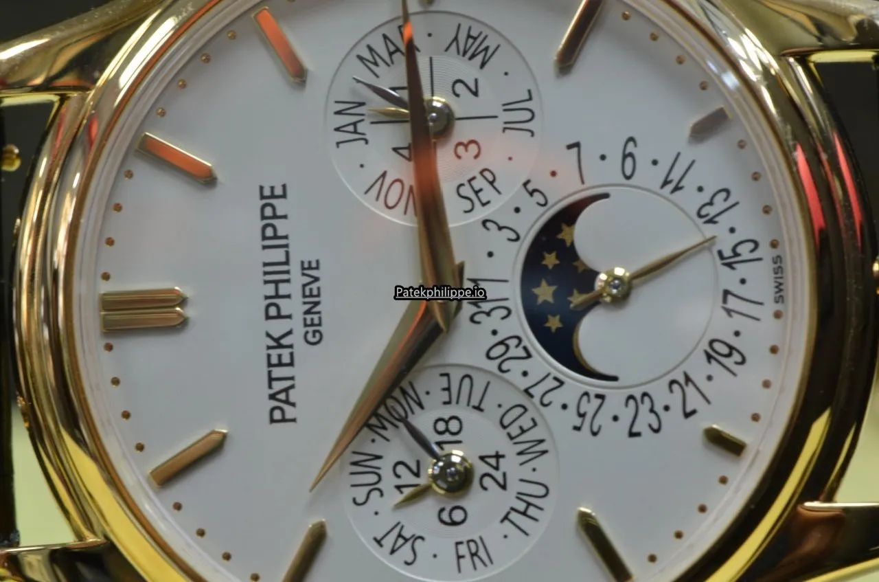 Alternative view of Patek Philippe Perpetual Calendar 5140j-001 37.2MM Yellow Gold Case Automatic