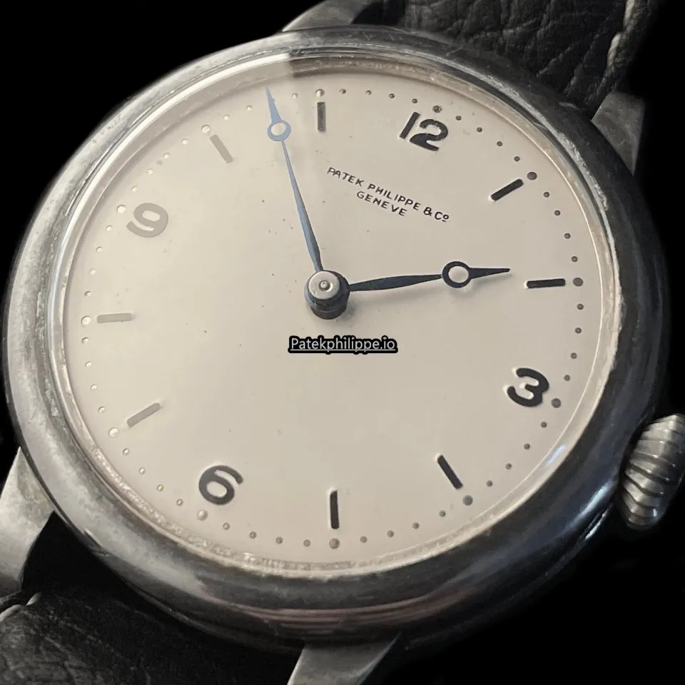 Alternative view of Patek Philippe 44MM Silver Case Manual Winding