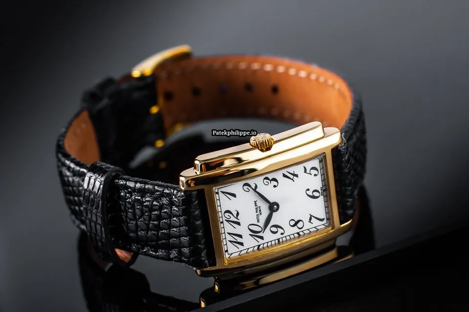 Alternative view of Patek Philippe Gondolo 4824 22x29MM Yellow Gold Case Quartz