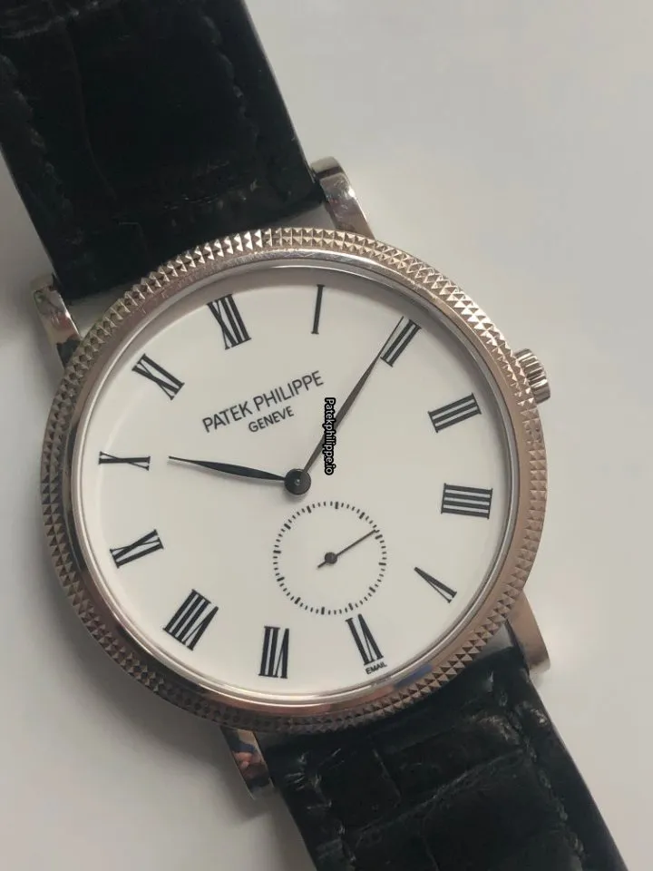Alternative view of Patek Philippe Calatrava 5116g 36MM White Gold Case Manual Winding