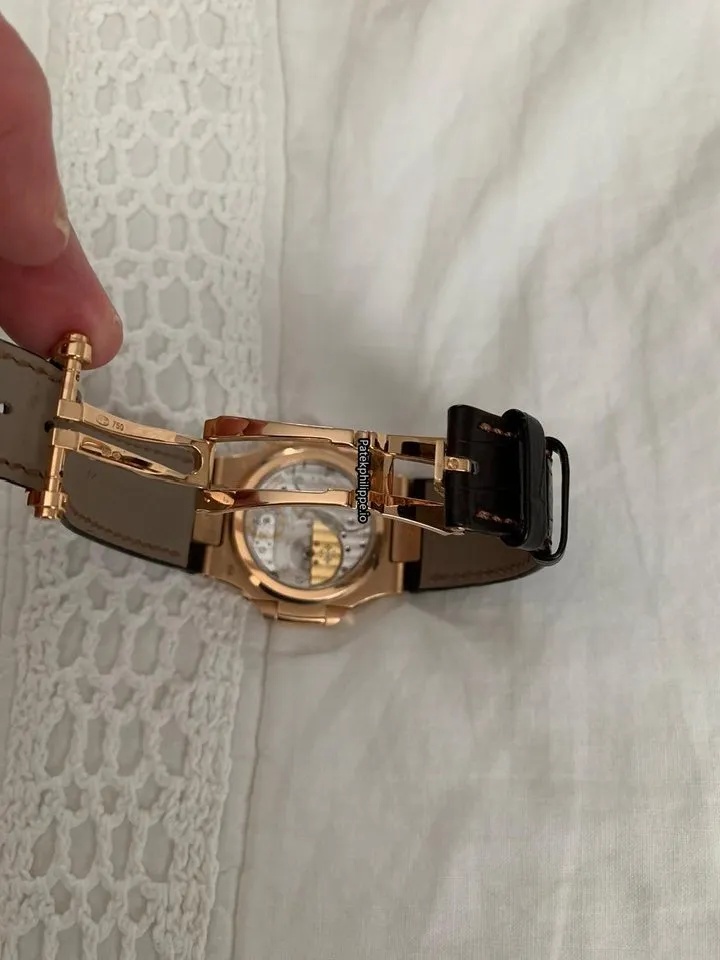 Alternative view of Patek Philippe Nautilus 5712r-001 40x38MM Rose Gold Case Automatic