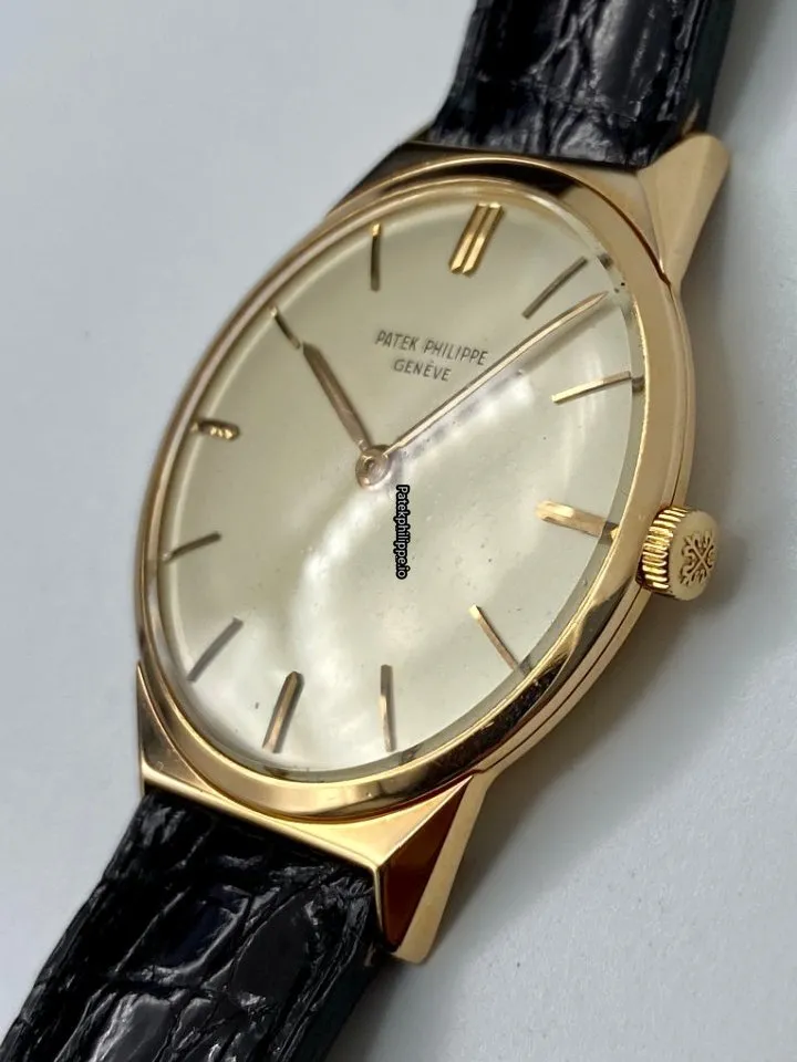 Alternative view of Patek Philippe Calatrava Mar-68 33MM Rose Gold Case Manual Winding