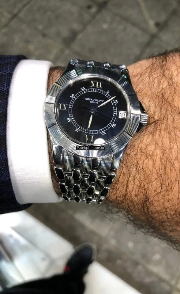 Alternative view of Patek Philippe Neptune 5080/1a 37MM Steel Case Automatic
