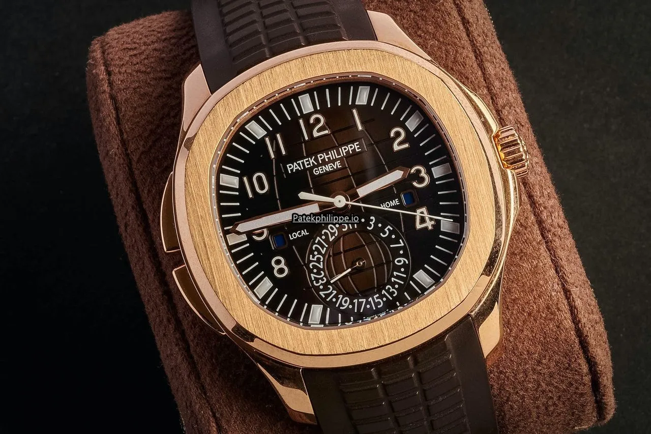 Patek Philippe Aquanaut 5164r-001 40.8MM Rose Gold Case Automatic