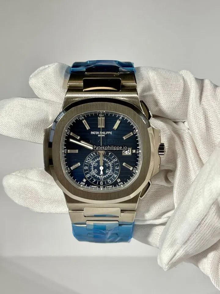 Alternative view of Patek Philippe Nautilus 5976/1g-001 44MM White Gold Case Automatic