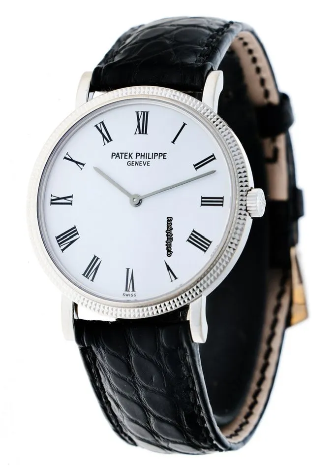 Alternative view of Patek Philippe Calatrava 5120g-001 35MM White Gold Case Automatic