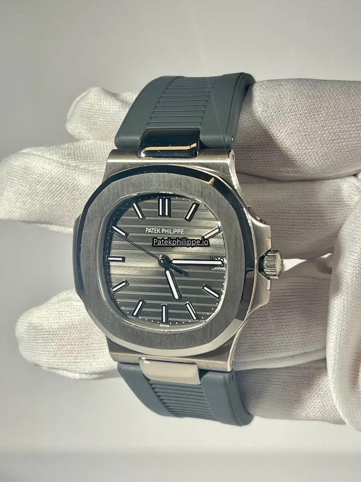 Alternative view of Patek Philippe Nautilus 5711g-001 40MM White Gold Case Automatic