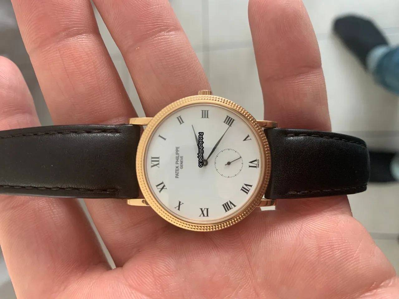 Patek Philippe Calatrava 3919 32MM Rose Gold Case Automatic
