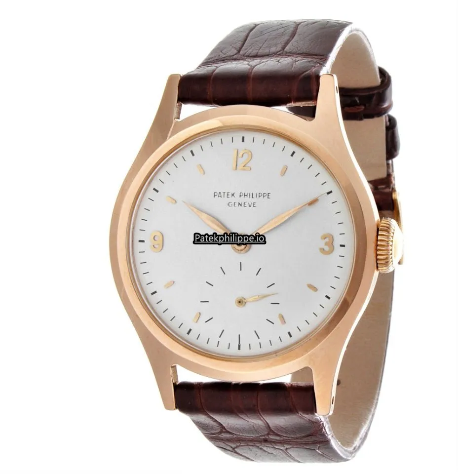 Patek Philippe Calatrava 565r 35MM Rose Gold Case Manual Winding