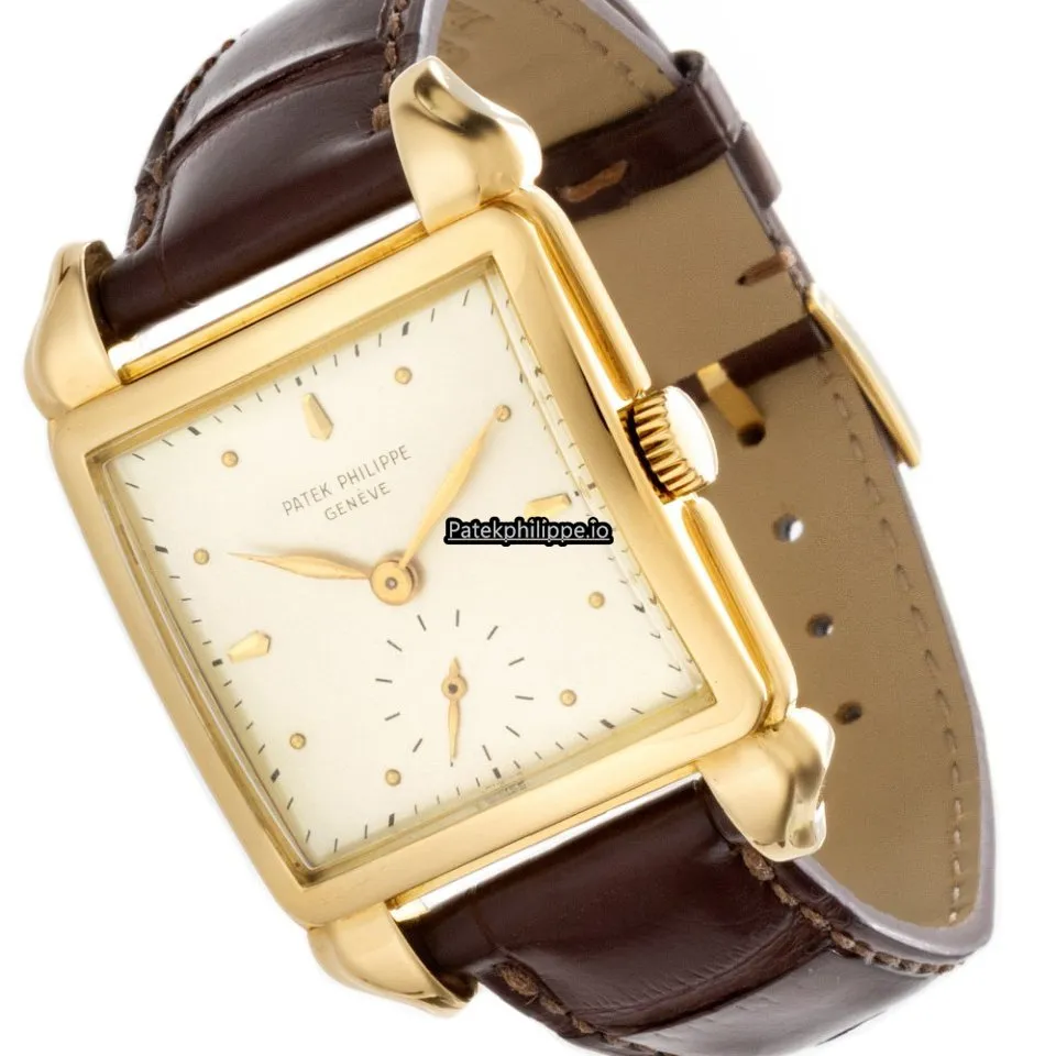 Alternative view of Patek Philippe 2424j 44x30MM Yellow Gold Case Manual Winding