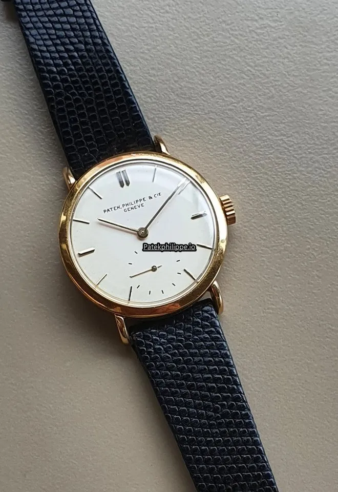 Patek Philippe 584 34x38.50MM Yellow Gold Case Manual Winding