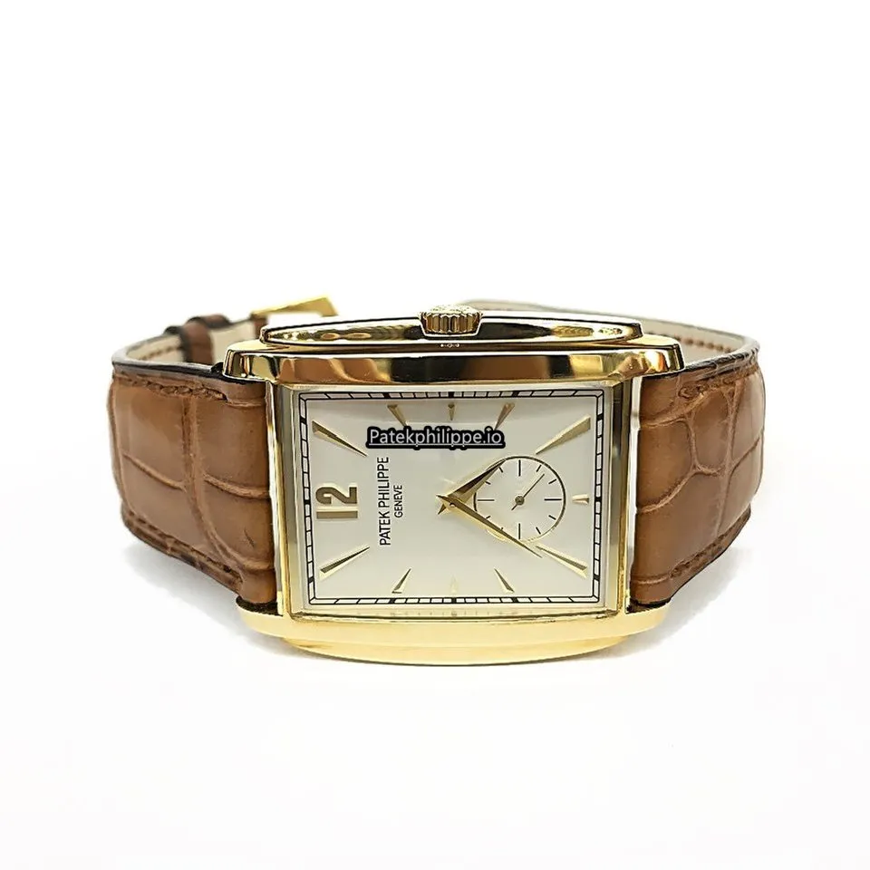 Alternative view of Patek Philippe Gondolo 5124j-001 33.4x43MM Yellow Gold Case Manual Winding
