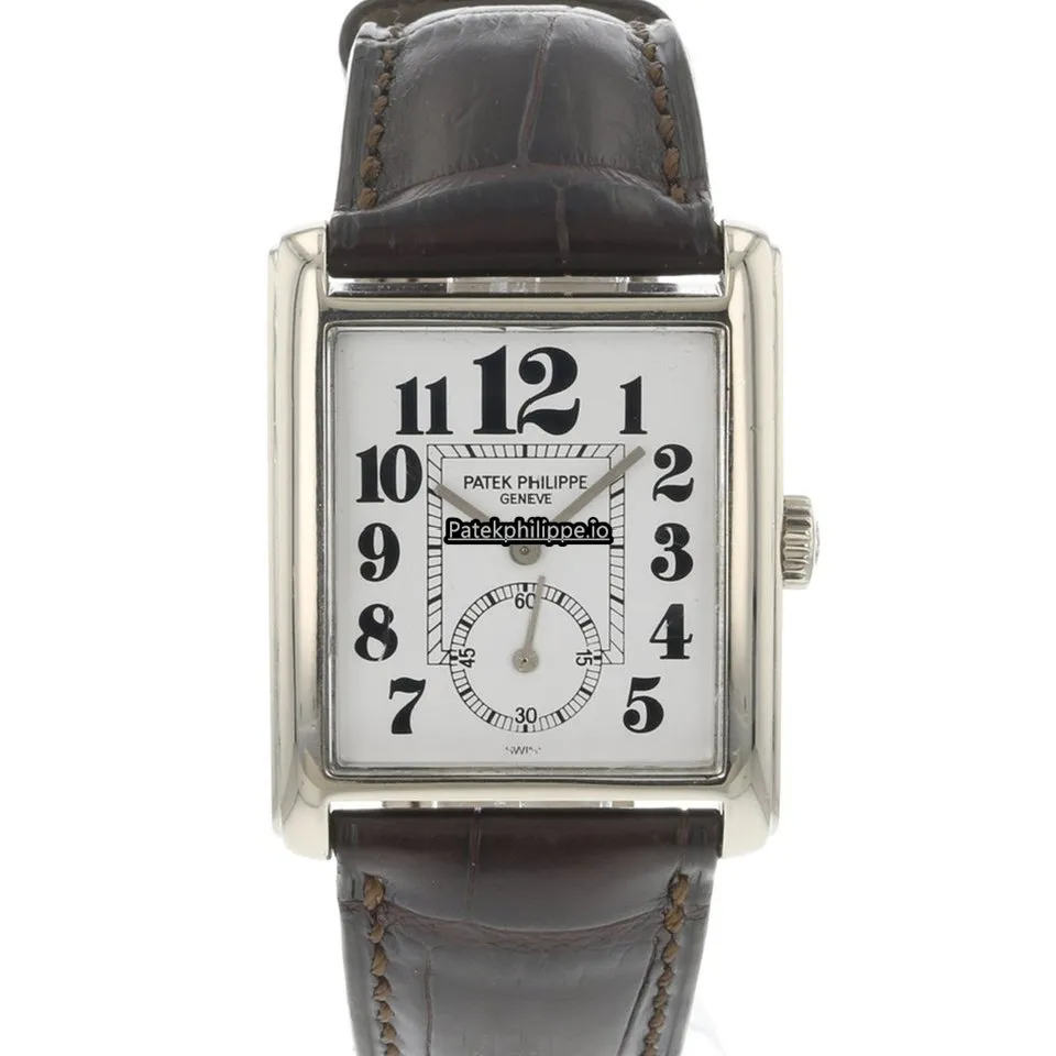 Patek Philippe Gondolo 5014g-001 27.5x34.4MM White Gold Case Manual Winding