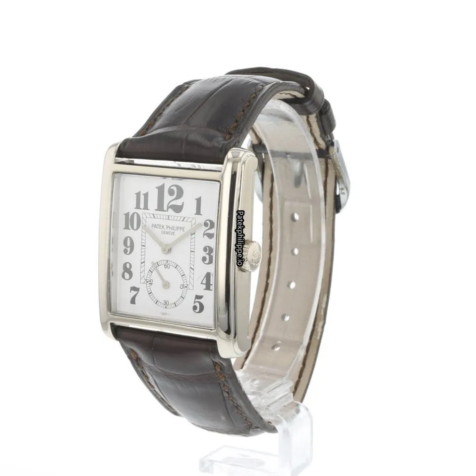 Alternative view of Patek Philippe Gondolo 5014g-001 27.5x34.4MM White Gold Case Manual Winding