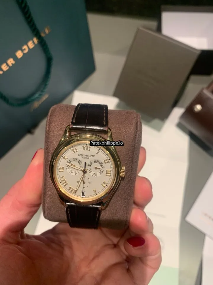 Patek Philippe Annual Calendar 5035j 37MM Yellow Gold Case Automatic