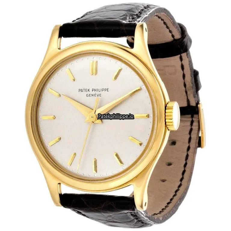 Patek Philippe Calatrava 2508j 35MM Yellow Gold Case Manual Winding