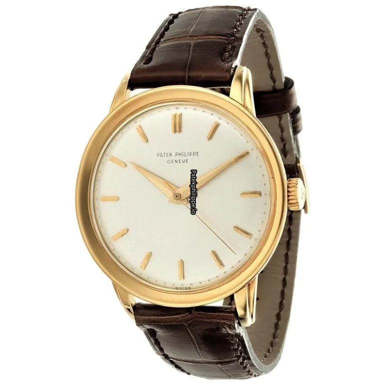 Patek Philippe Calatrava 2481j 37MM Yellow Gold Case Manual Winding