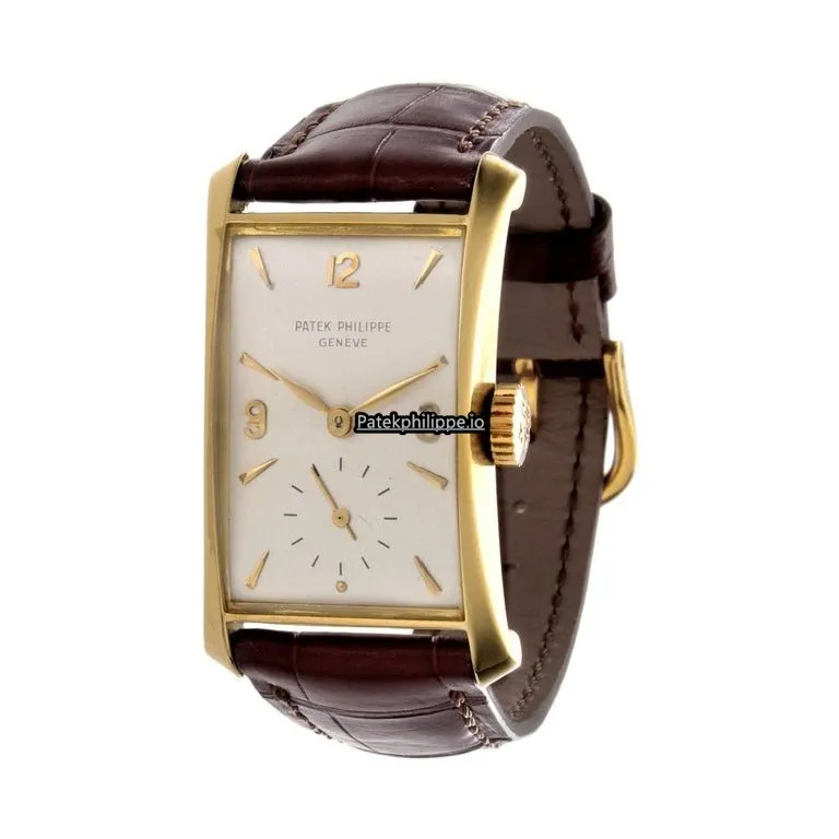 Patek Philippe 2468j 39x23MM Yellow Gold Case Manual Winding