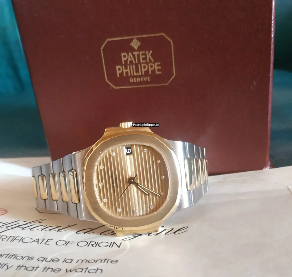 Patek Philippe Nautilus 3800 Gold/steel Case Automatic