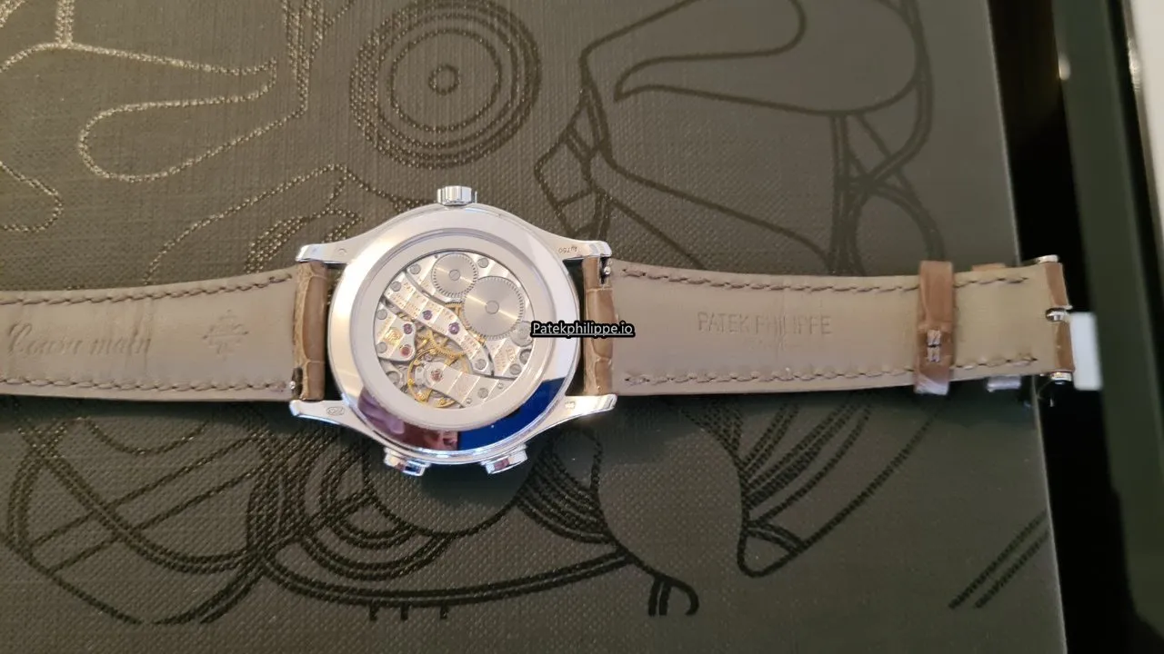 Alternative view of Patek Philippe Travel Time 7134g-001 35MM White Gold Case Manual Winding