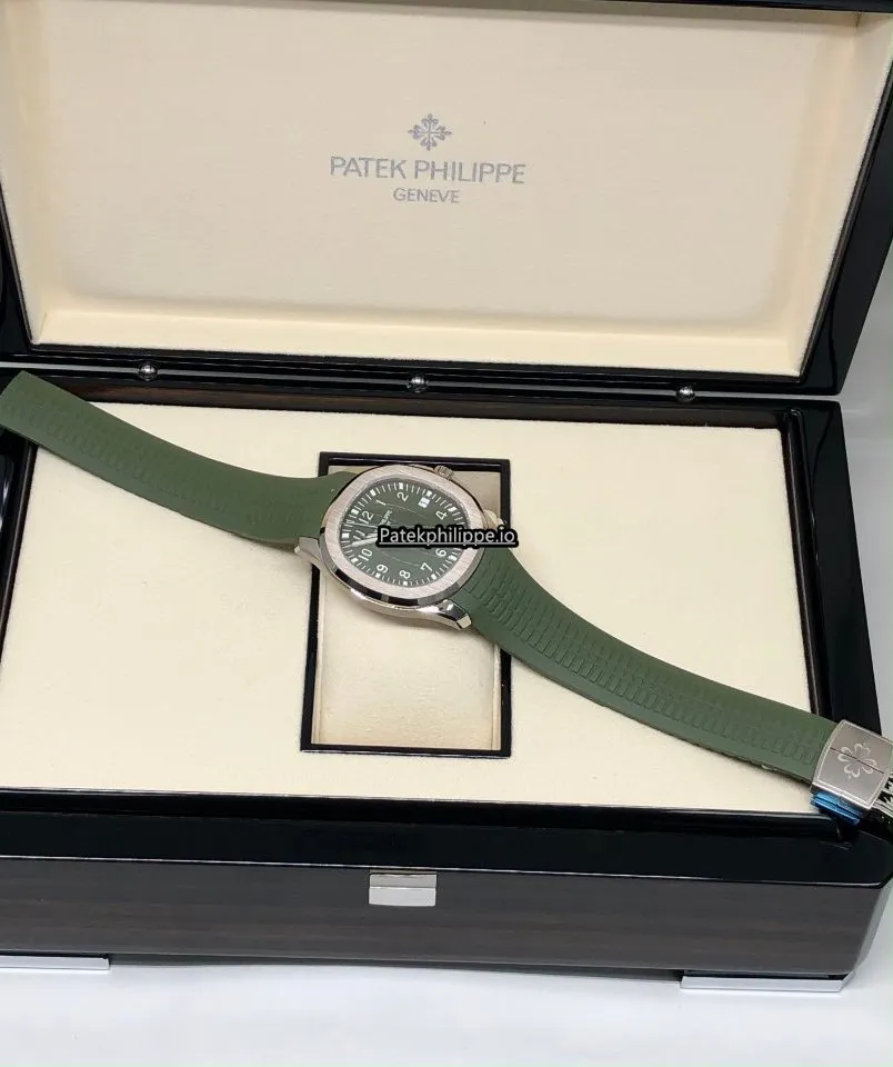 Alternative view of Patek Philippe Aquanaut 5168g-010 42.2MM White Gold Case Automatic