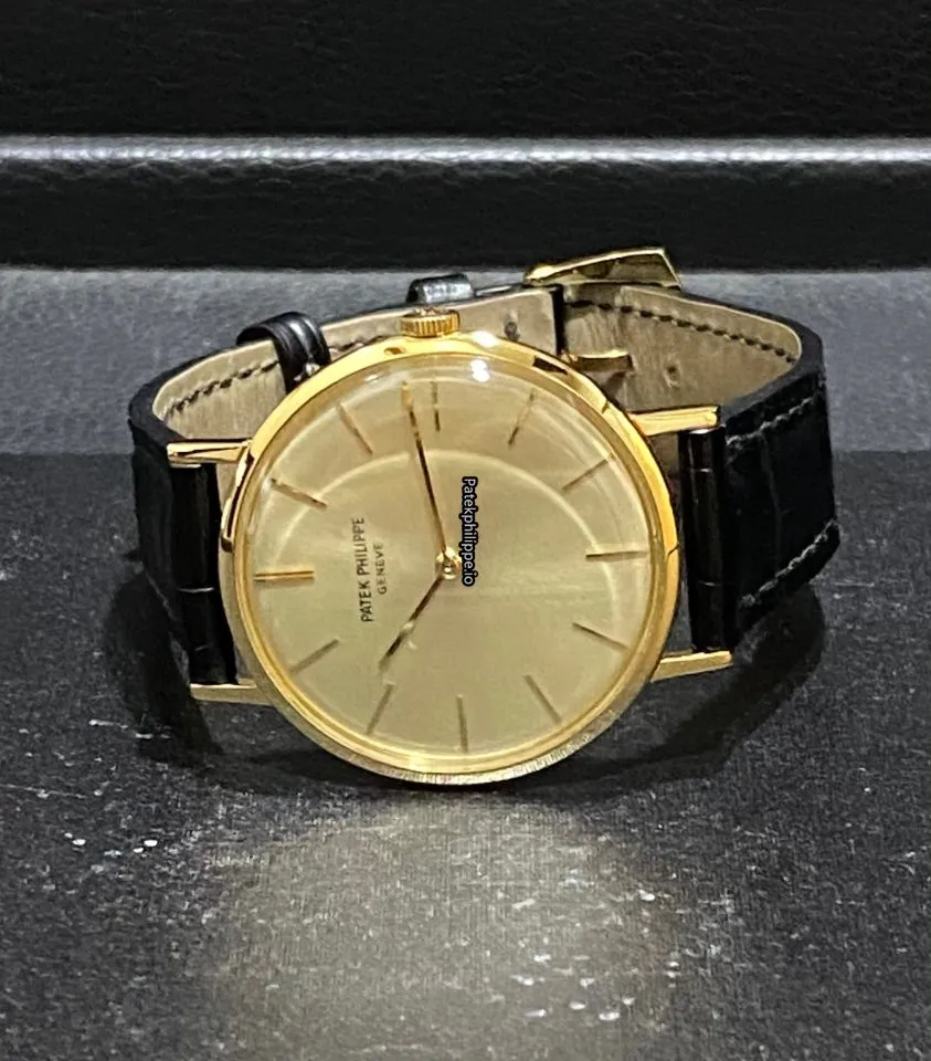 Patek Philippe Calatrava 3537 33MM Yellow Gold Case Manual Winding