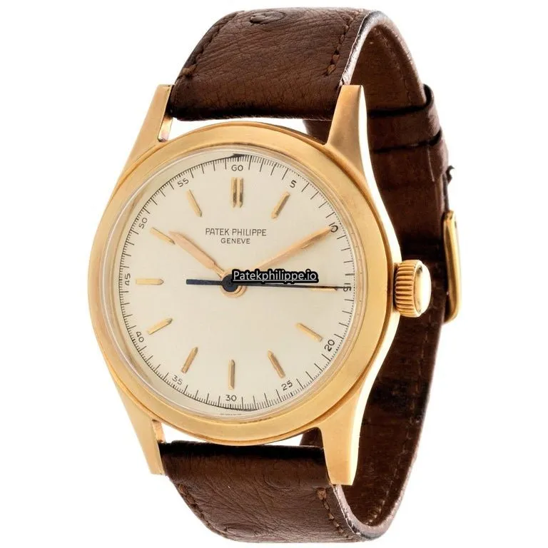 Patek Philippe Calatrava 2483j 33MM Yellow Gold Case Manual Winding