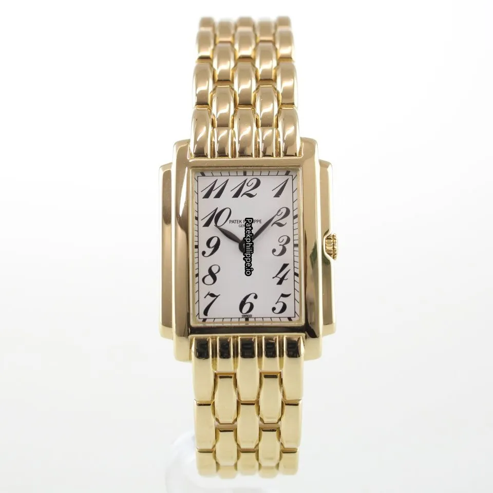 Alternative view of Patek Philippe Gondolo 4824/001 22MM Yellow Gold Case Quartz