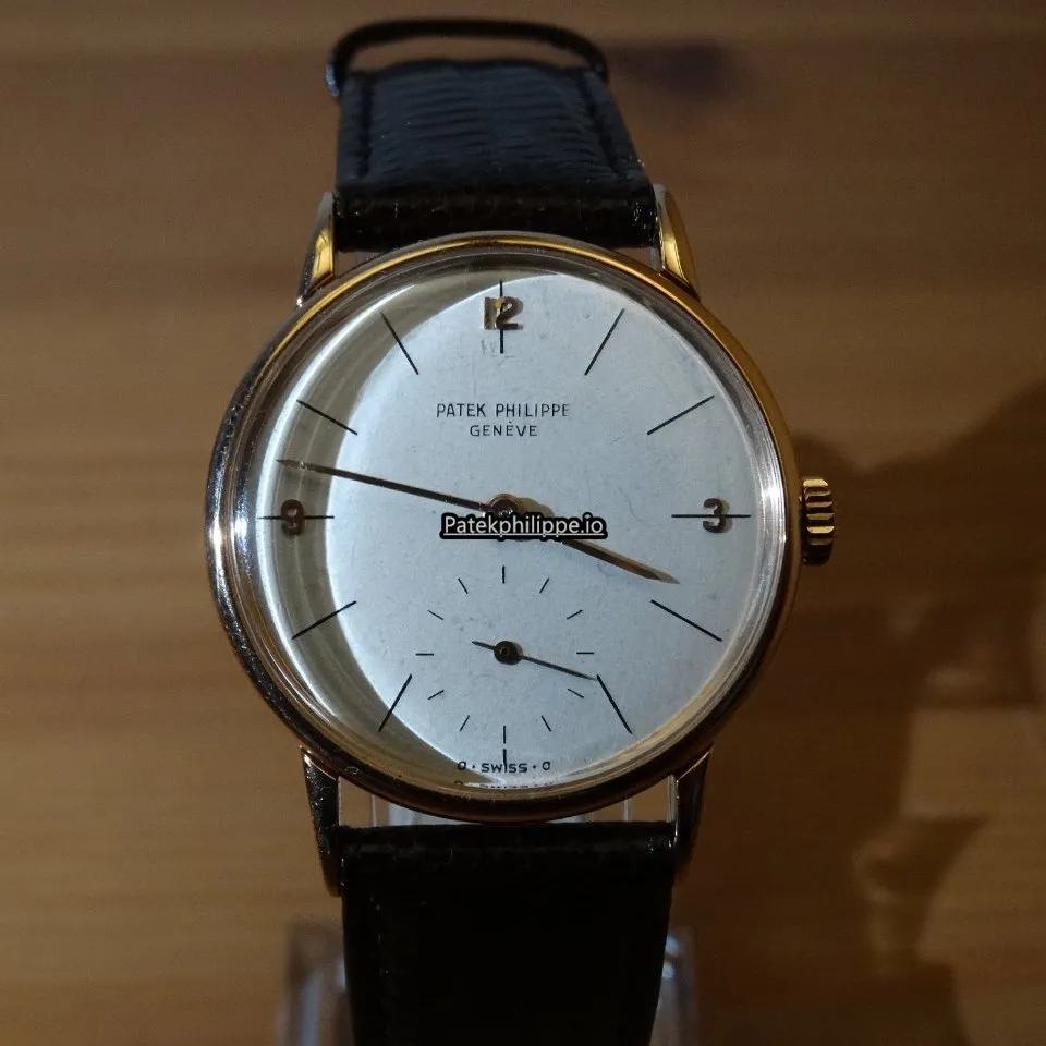 Alternative view of Patek Philippe Calatrava 1578 35MM Rose Gold Case Manual Winding