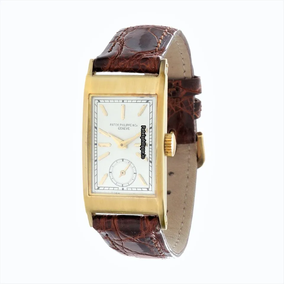 Patek Philippe Vintage 42.5x20.5MM Yellow Gold Case Manual Winding