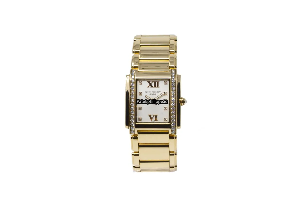 Patek Philippe Twenty-4 4910/11r-011 25x30MM Rose Gold Case Quartz