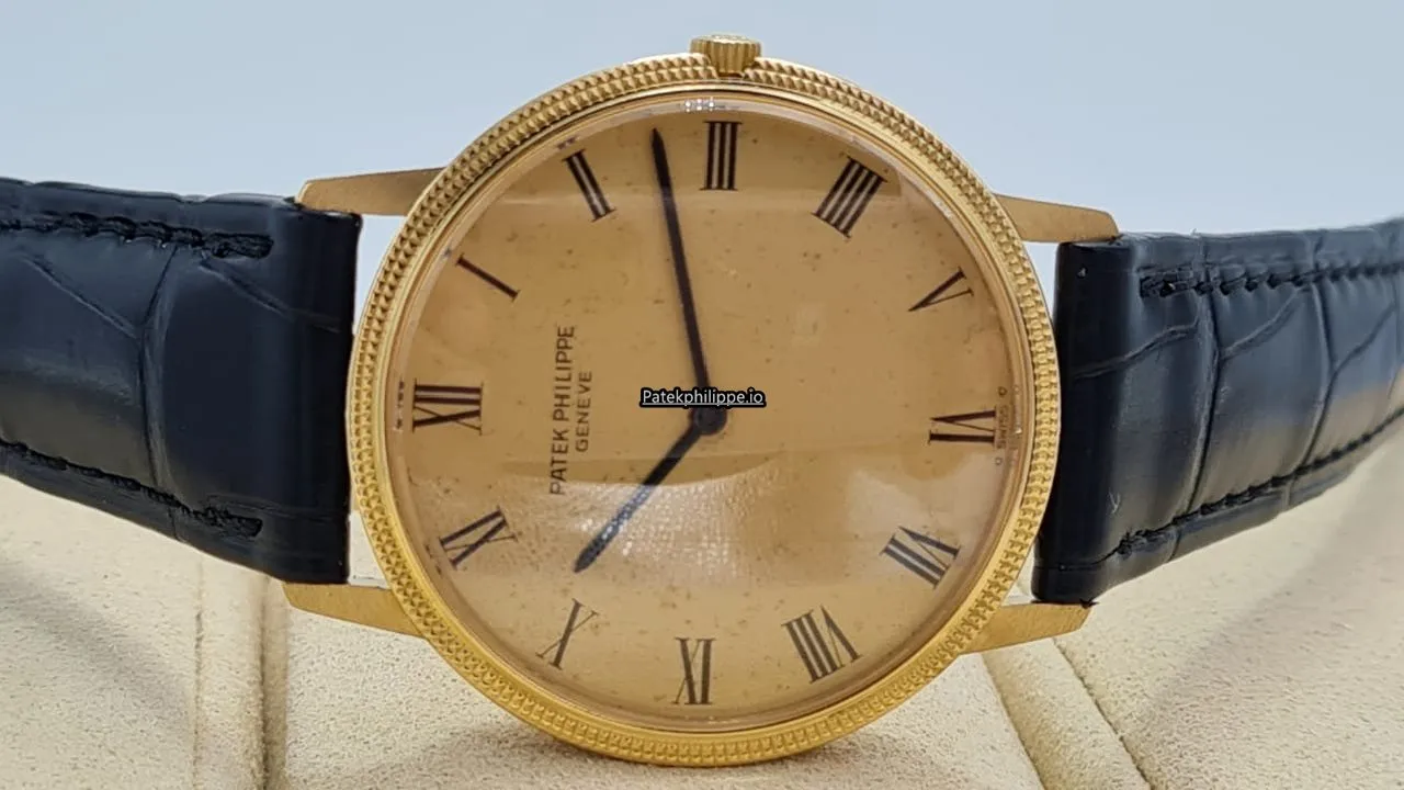 Patek Philippe Calatrava 3590 36MM Yellow Gold Case Automatic