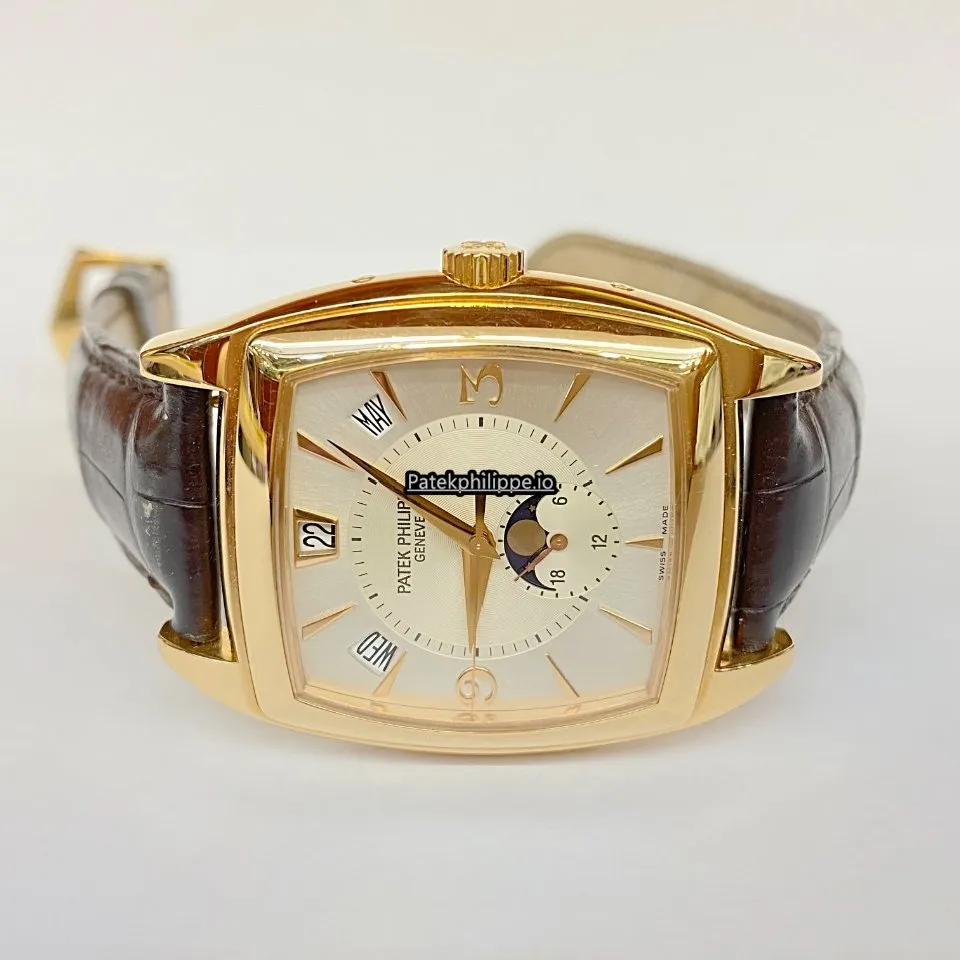 Alternative view of Patek Philippe Gondolo 5135r-001 51x38MM Rose Gold Case Automatic