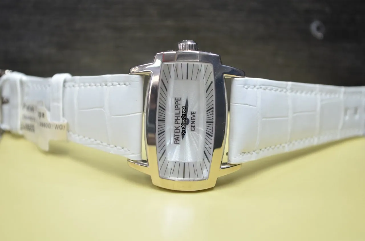 Alternative view of Patek Philippe Gondolo 4980g 37.5x22MM White Gold Case Quartz