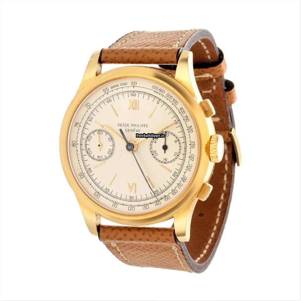 Patek Philippe Chronograph 530j 36.5MM Yellow Gold Case Manual Winding