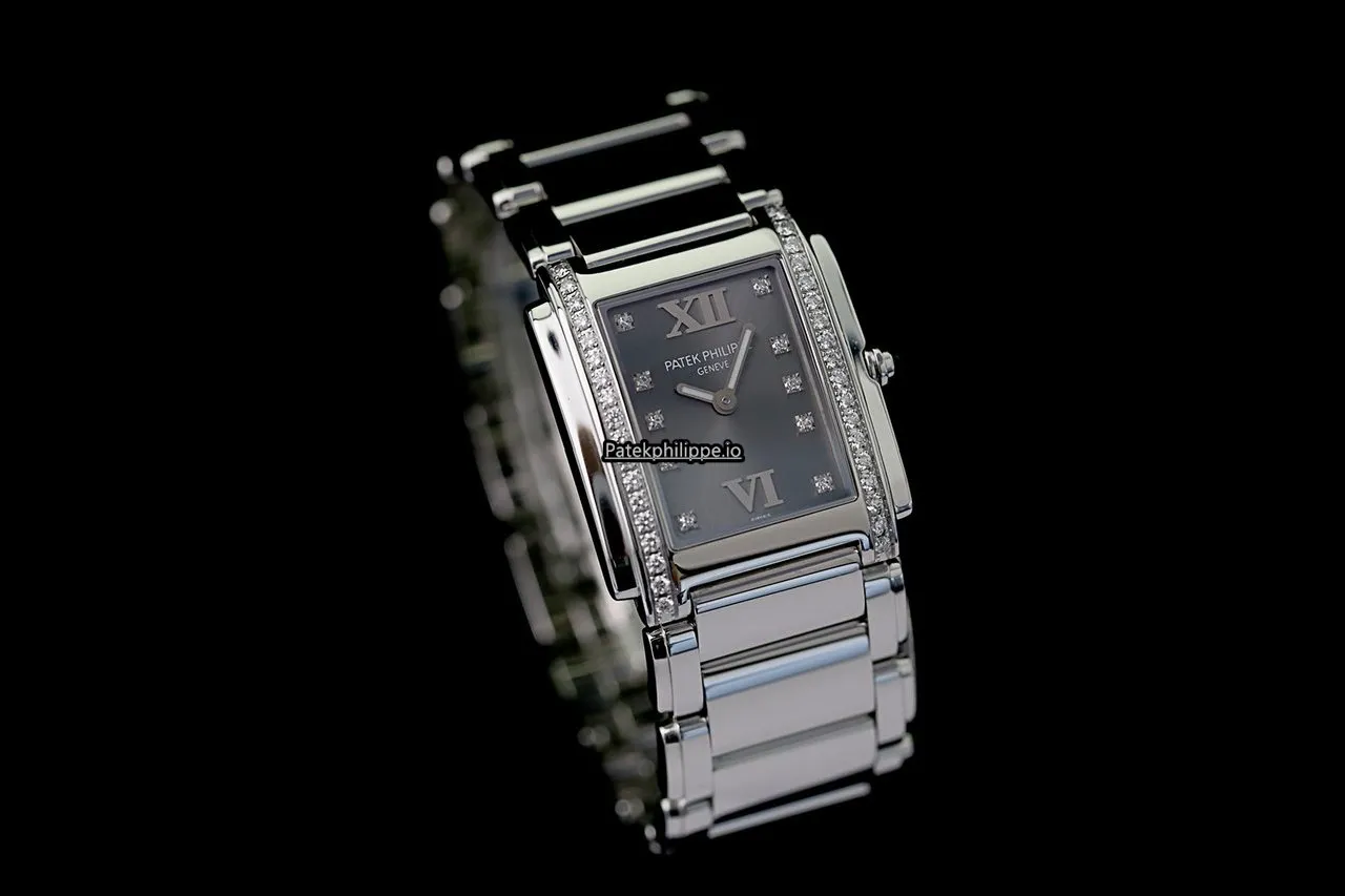 Alternative view of Patek Philippe Twenty-4 4910/10a-011 25x30MM Steel Case Quartz