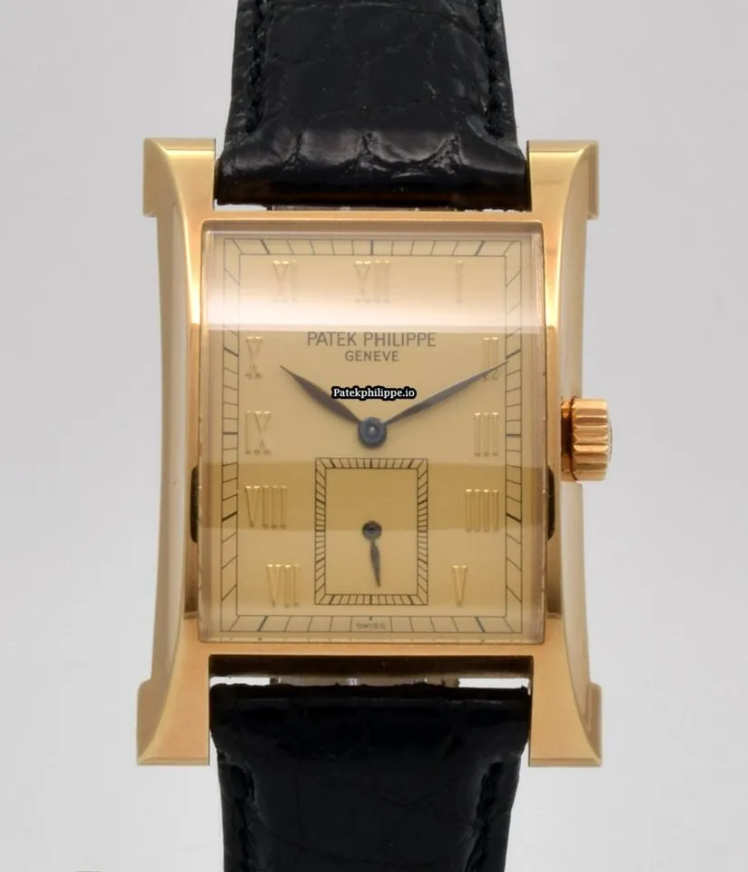 Patek Philippe Pagoda 5500j Yellow Gold Case Manual Winding