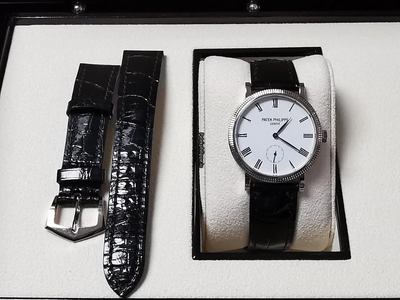 Patek Philippe Calatrava 7119g-010 31MM White Gold Case Manual Winding