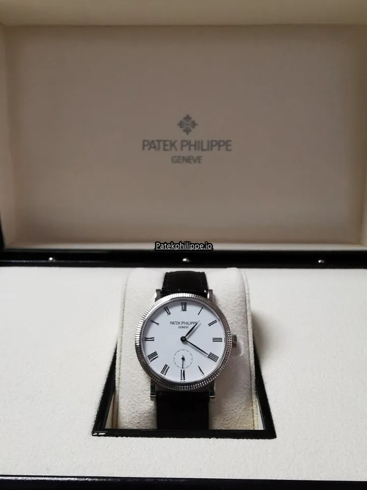 Alternative view of Patek Philippe Calatrava 7119g-010 31MM White Gold Case Manual Winding