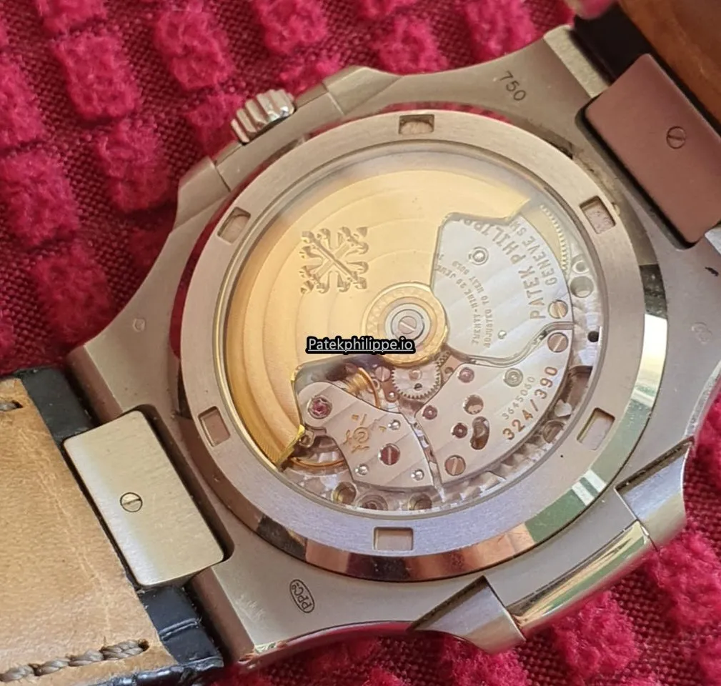 Alternative view of Patek Philippe Nautilus 5711g-001 40MM White Gold Case Manual Winding