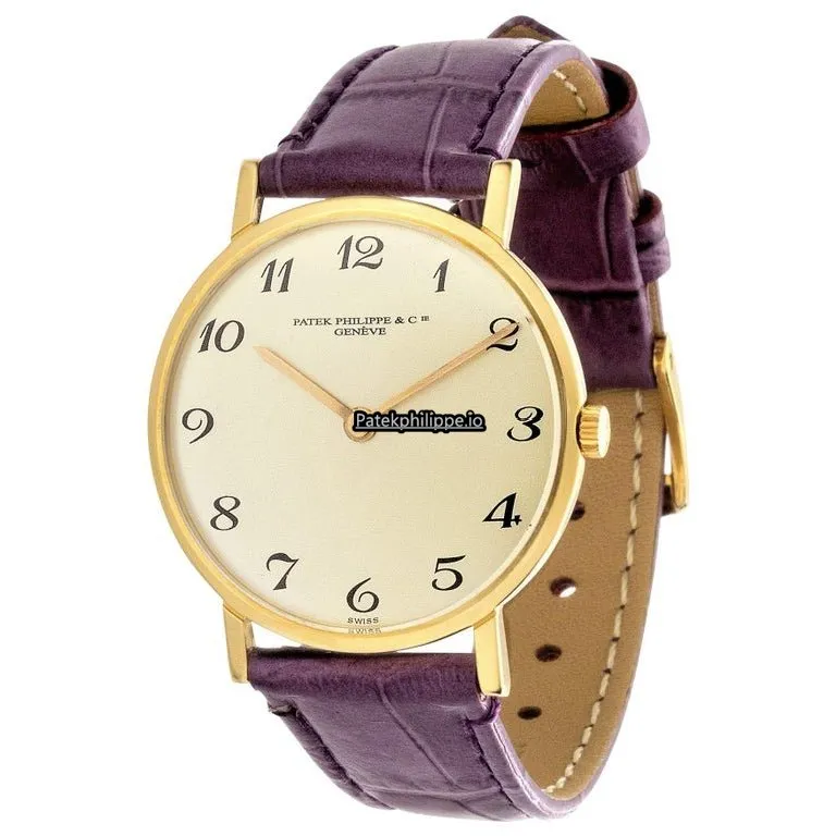 Patek Philippe Calatrava 3512j 31MM Yellow Gold Case Manual Winding