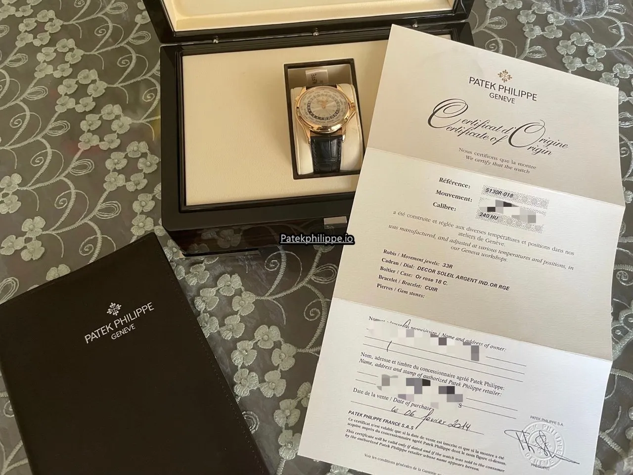 Patek Philippe Complications 5130r Rose Gold Case Automatic