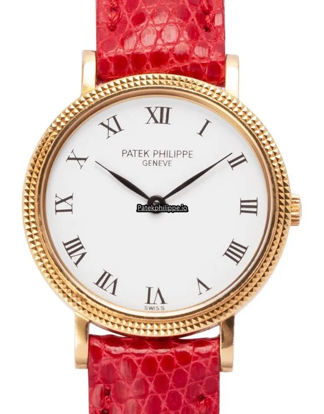 Patek Philippe Calatrava 4819 25MM Yellow Gold Case Quartz