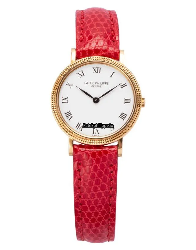 Alternative view of Patek Philippe Calatrava 4819 25MM Yellow Gold Case Quartz