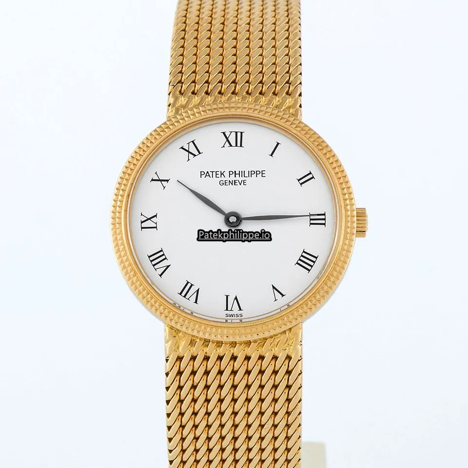 Alternative view of Patek Philippe Calatrava 4819 25MM Yellow Gold Case Quartz
